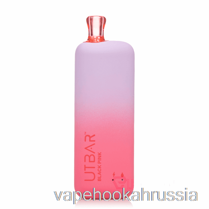 Vape Russia Flum Ut Bar 6000 одноразовый черный розовый